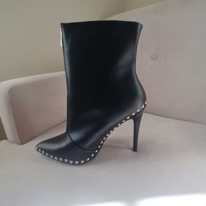 Black Studded Boots